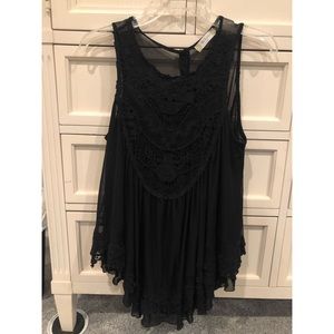 flowy tank top with cute design